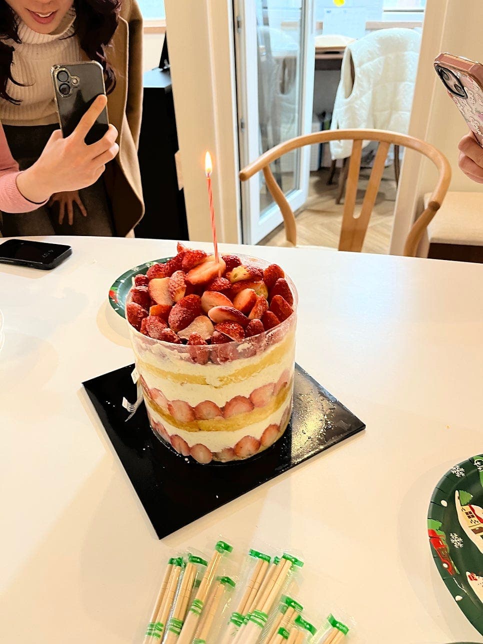 연말 딸기시루 & 두쫀쿠 파티 ♡